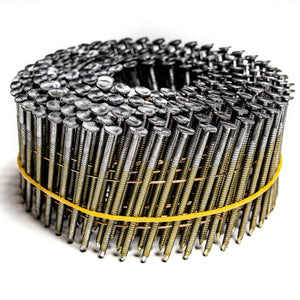 Screw coil nails 16° galvanized, grooved 2.5 mm
