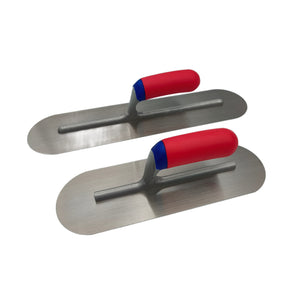 AMF Tools high carbon steel round end trowel (305-508 x 102-114 mm)