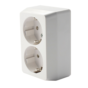 EGANT Double Surface-Mounted Socket with Earthing IP20