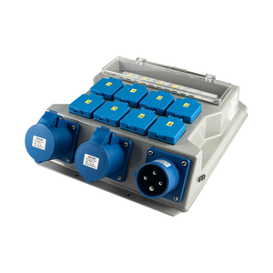 Building Site Connection Panel 8×230V / 4-Pole 230V IP44