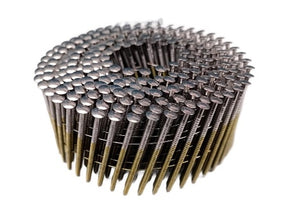 Coil nails 16° stainless steel, half-round head, ribbed (2.5 x 60 mm)