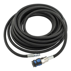 Nylon Braided 1/4" Hose with Coupling - 10m
