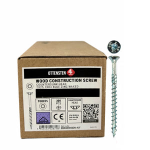 Wood Screws 6 X 60-200mm (TORX 30, galvanized CR3+ZN, countersunk head, 100–200 pcs., 4PRO)