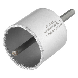 Wolfcraft Tungsten Carbide Coated Hole Cutter with Core, Ø 68 mm
