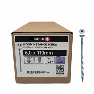 Eurotec Justitec spacer screw galvanized steel  TX25 (6 x 110 mm)