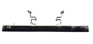 Aluminum backed concrete broom with connection hardware (915-1220 x 127 mm)