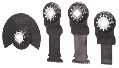 Makita Starlock Plunge Cut Blade Set B-67480 for Multi-Tool, 4 pcs