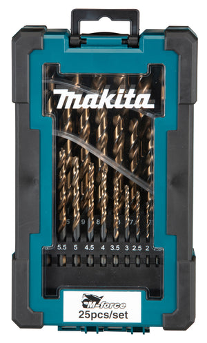 M-Force Metal Drill Bit Set 25 pcs, 1–13 mm