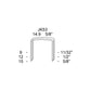JK Medium Wire Staple 53/09 - 9mm Length