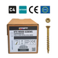 Ottensten - KTX wood screws with countersunk head, TTX20 (4.5 x 42-70 mm) C4
