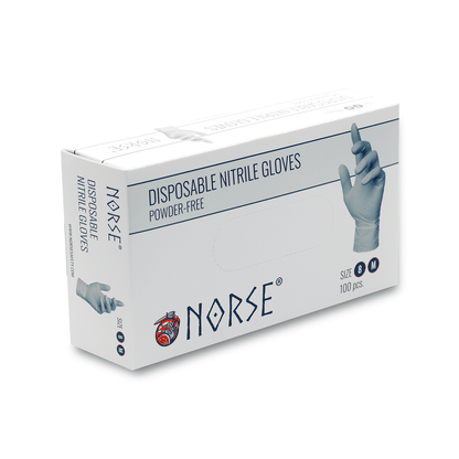 NORSE Disposable Blue - Blue Nitrile Disposable Gloves Size 8