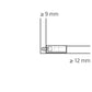 Lamello Cabineo X Furniture Connectors (Black; 500 pcs.)