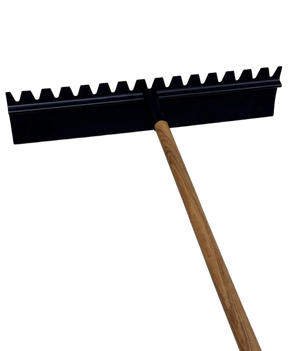 Dual face steel rake (508 x 102 x 1372 mm)