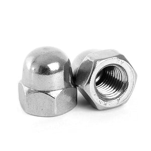Hexagonal closed nut, stainless steel A2, M12, DIN1587 (700 pcs)