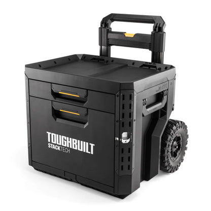 StackTech 2-Drawer Rolling Locking Box – Dual-Drawer Mobile Tool Storage