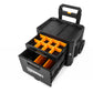 StackTech 2-Drawer Rolling Locking Box – Dual-Drawer Mobile Tool Storage