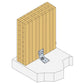 AKR165G Simpson Strong-Tie - Reinforced Corner Bracket (165 x 85 x 65 mm) (4 mm)