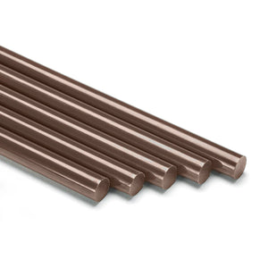Hot Melt Adhesive Sticks / Hot Melt (12 mm x 200 mm; Brown; 1kg)