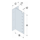 BTC160-B - Hidden Beam Holder (160 mm)