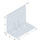 AG922 Simpson Strong-Tie - Reinforced Corner Bracket (121 x 79 x 150 mm) (2.5 mm)