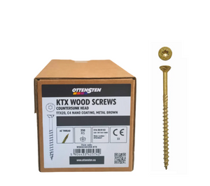 Ottensten - KTX Wood Screws with Countersunk Head, TTX30 (6.0 80-200 mm) C4