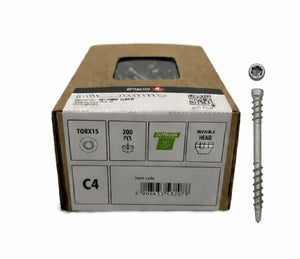 4PRO - Invisible decking screws (4.2 × 48 - 60mm) C4, TX15