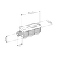 Cabineo 8 M6 Furniture Connector (Black)