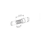 Cabineo 8 M6 Furniture Connector (Black)