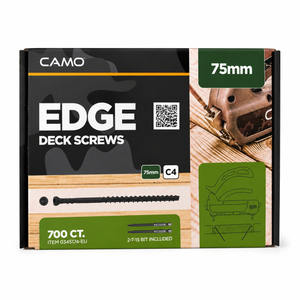 CAMO EDGE Deck Screws 4.2 × 75 mm, C4, for HECO & CAMO Hidden Decking Systems, 700 pcs