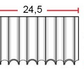 10 mm Smooth Corrugated fastner
