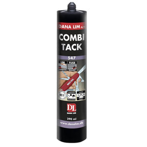 DANA LIM Combi Tack 547 - Neutral Hybrid Adhesive-Sealant, Anthracite (290 ml)