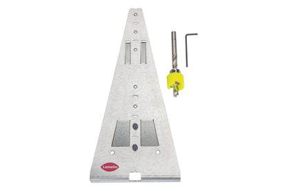 Lamello - Metal Marking Plate Divario P-18 for Joints + Drill and Depth Limiter