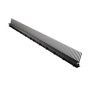 Bird Barrier with Ventilation Grille (85 mm x 1 m; Black)