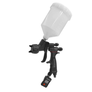 Genesi CARBONIO 360 EVO HALO CLEAR Spray Gun (1.0 - 1.9 mm Nozzle; 680cc POM C; with Pressure Gauge; Walcom)