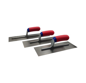 High cabon steel square end trowel (280-457 x 102 mm)
