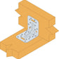 Simpson Strong-Tie ACRL Reinforced Angle Bracket with Adjustable Slots