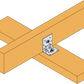 Simpson Strong-Tie ER Reinforced Angle Bracket for Structural Timber Connections