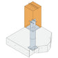 PIS MAXI Column Shoe – For Maxi Wooden Supports