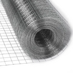 Roll of wire mesh on a grid background