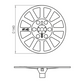 Insulation Fastening Washer Ø140 mm