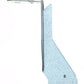 JHMI350/91 - Double Beam Holder for Wall (350 x 91 x 2 mm)