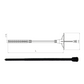 Insulation Anchor with Plastic Nail 10x160mm (60mm Plate)