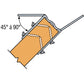 LSSU216/45 - Adjustable Beam Holder (216 x 45 x 1.2 mm)