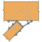 LSSU216/45 - Adjustable Beam Holder (216 x 45 x 1.2 mm)