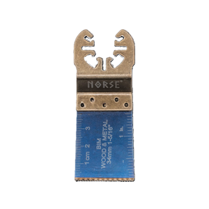 NORSE Multi | 34mm Multicutter Blade for Wood & Metal | QUICKLOCK