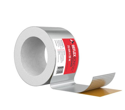 Winco Reflexbond XL - Reinforced adhesive aluminum tape (75 mm x 25m)