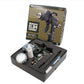 Slim Kombat HTE Spray Gun (680cc; 1.0 - 2.5mm Nozzle; Regulators + Pressure Gauge; WALCOM)