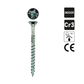 Wood Screws 4.5 X 50mm (TORX 20, galvanized CR3+ZN, countersunk head, 200 pcs., 4PRO)