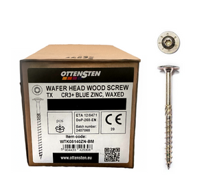 4PRO - Wood Screws with Enlarged Head, Zinc Coated (6.0 x 80-240 mm)