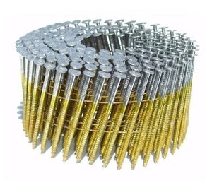 Coil nails 16° galvanized, grooved (3.1 x 85 mm)